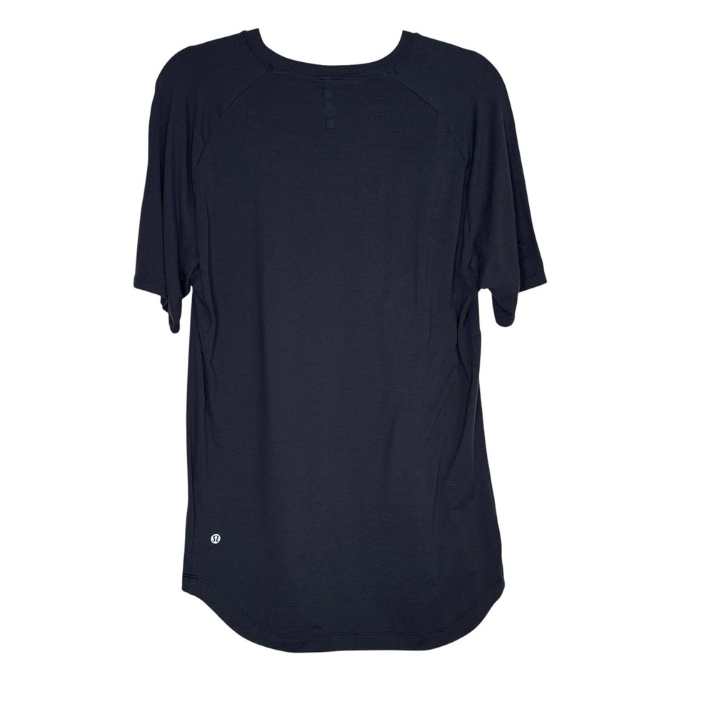 Lululemon Drysense Mesh Crewneck T Shirt M Training Workout Short Sl Stretchy - Picture 2 of 7